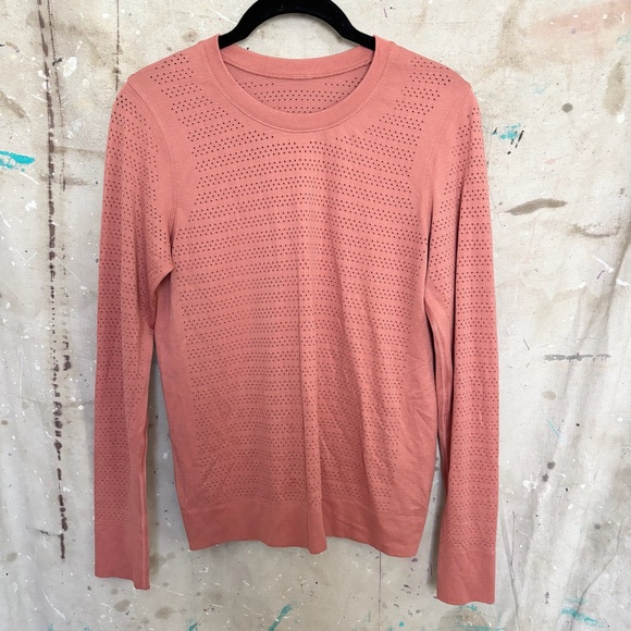 Lululemon Breeze By Long Sleeve Squad, Copper Clay - Picture 2 of 5